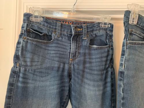 Lot of 2 Lee X-Treme Comfort Urban Pipeline Boys Jeans 10 Regular Dickies Belt - Picture 2 of 10