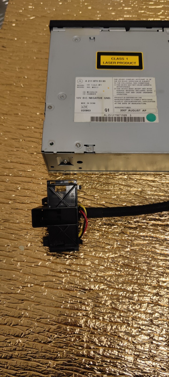 *MERCEDES E CLASS W211 6 DISC CD CHANGER A2118705390 eBay