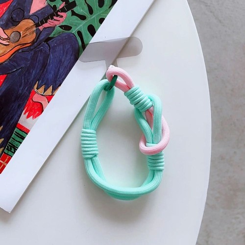 Nylon Mobile Phone Lanyard Dopamine Colorful Short Hanging Rope Bag - Photo 9 sur 15