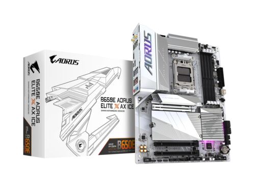 Gigabyte B650E Aorus Elite X Ax Ice Amd Ryzen 8000/7000 Series Socket Am5_