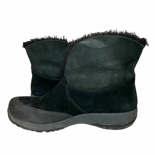 Dansko Priscilla Black Suede Waterproof 
