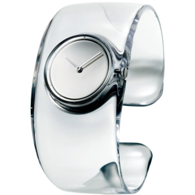 ISSEY MIYAKE SILAW001 Clear Bangle Quartz Watch “O” Designed by