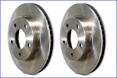 2X BREMSSCHEIBEN VORNE FÜR CADILLAC DEVILLE / ELDORADO / SEVILLE 1990 - 1996