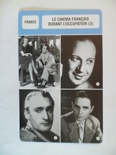 CARTE FICHE CINEMA LE CINEMA FRANCAIS DURANT L'OCCUPATION (3)