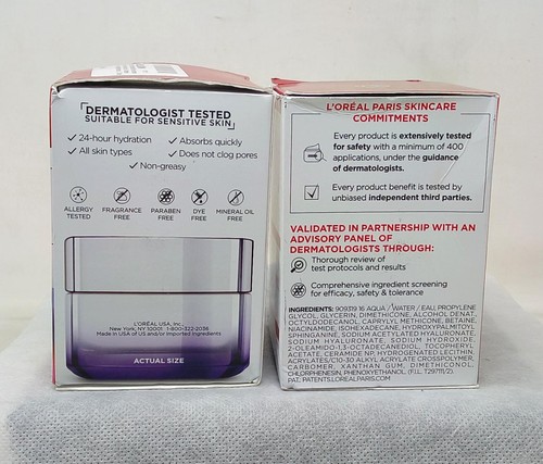L'Oreal Revitalift Derm Intensives Micro-Hyaluronic Acid+Ceramides FF Cream 2 Pk - Picture 3 of 4