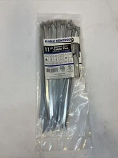 Kable Kontrol 11 Self Locking Stainless Steel Cable Ties Type 304 Pack of 100
