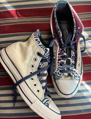 Converse High Top Limited Edition Pink Zebra Men’s Women’s