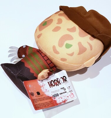 YuMe HORROR Plush 7'' Freddy Krueger A Nightmare on Elm Street - NWT