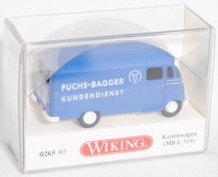 Wiking 026503 Mercedes-Benz L 319 Kastenwagen, FUCHS-BAGGER / Kundendienst, 1:87