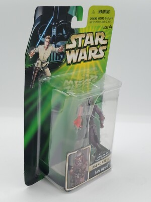 Star Wars Sneak Preview Zam Wesell 3.75'' Figure 2001 AOTC Hasbro NIB SEALED NEW