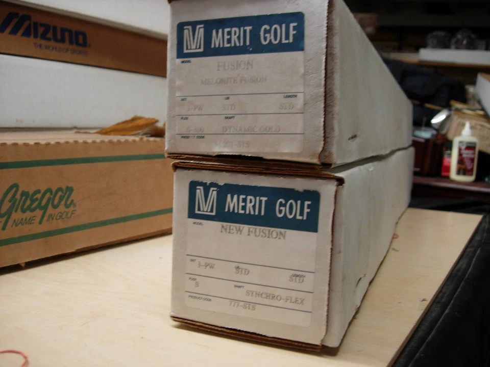 g4 RHS NIB Golden Goodie Merit Golf FUSION FORGED Irons 3-PW Dynamic Gold Steel - Image 3 of 4