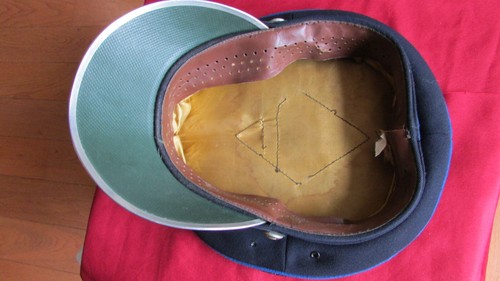 Vintage NETHERLANDS DUTCH NATIONAL POLICE Officer LIEUTENANT'S VISOR HAT CAP - Picture 7 of 8