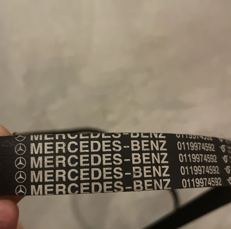 NEW Genuine Mercedes Benz Alternator Fan Drive Belt 96-99 cL500 e420 s420 s500 - Image 2 of 3