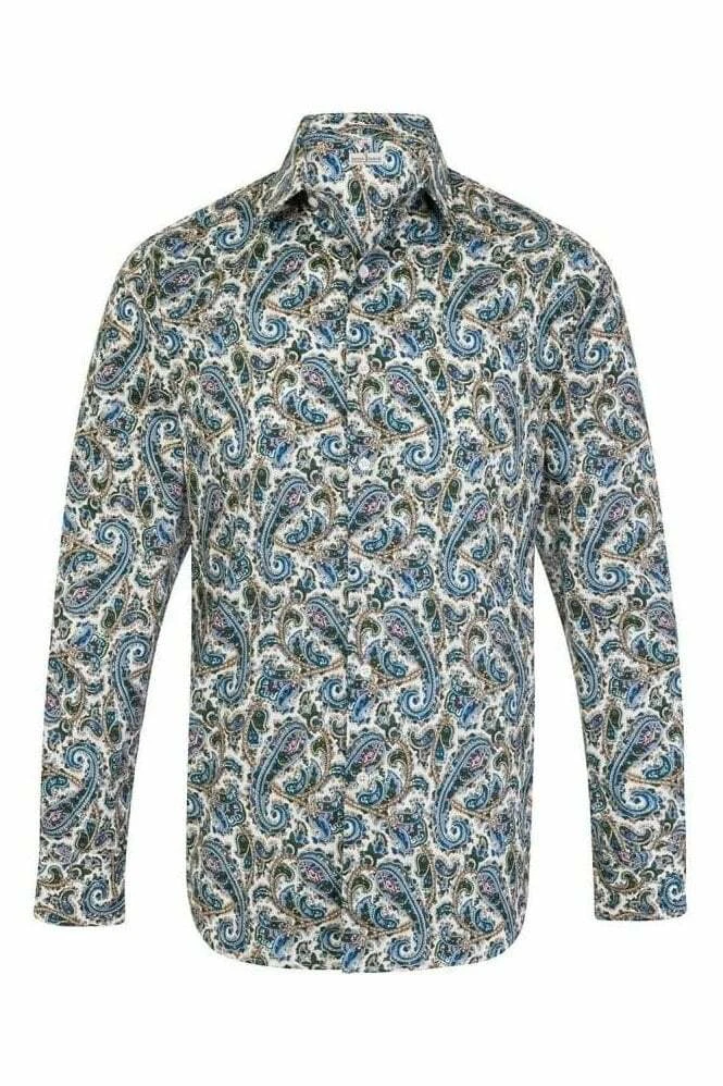 JSS Mens 100% Cotton Regular Classic fit MOD Printed Paisley Floral Shirts S-4XL
Opens in a new wind