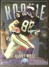 Randy Moss 1998 Topps Finest HOF Rookie Card #135 (6223)