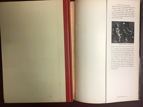 Jacqueline Bouvier Kennedy di Mary Van Rensselaer Thayer 1961 1° Ed. - Foto 5 di 11