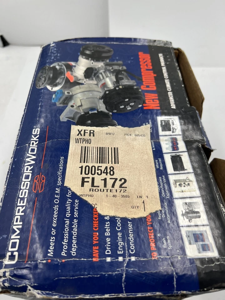 Compressor Works A/C Air Compressor For Toyota Camry 3.5L 207 08-11/Avalon 05-11 - Imagem 4 de 4