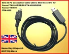 SCU-20 USB Data Cable for Yaesu DR-1XE, DR-2XE FTM-100 FTM-200 FTM-300 FTM-400