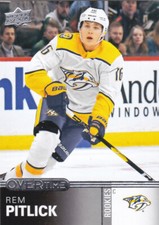 19/20 OVERTIME....REM PITLICK...ROOKIES....CARD # 48....PREDATORS
