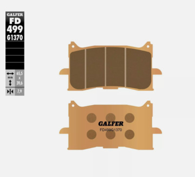 Galfer Brake Pads Sintered FD499G1370 EBC Equivalent FA679HH