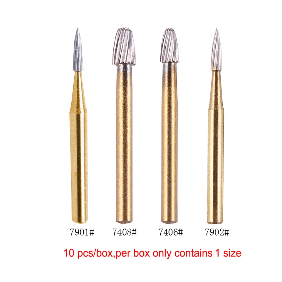 Fresas dentales de recorte y acabado de carburo FG7404/7406/7408/7901/7902/CE FDA Foto 3 de 3