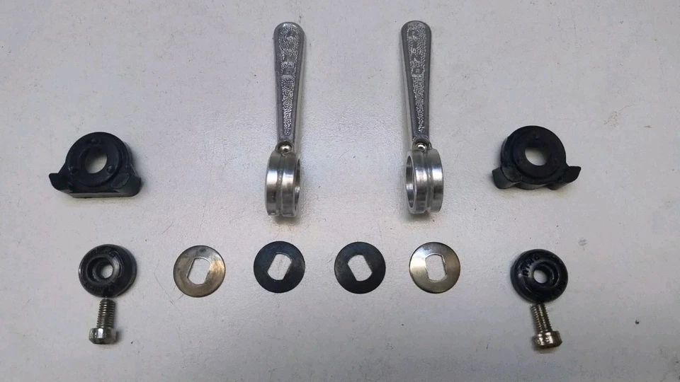 Manettini cambio a telaio da corsa *LEVE CAMBIO RINO* Colnago Cinelli Columbus - Immagine 2 di 2