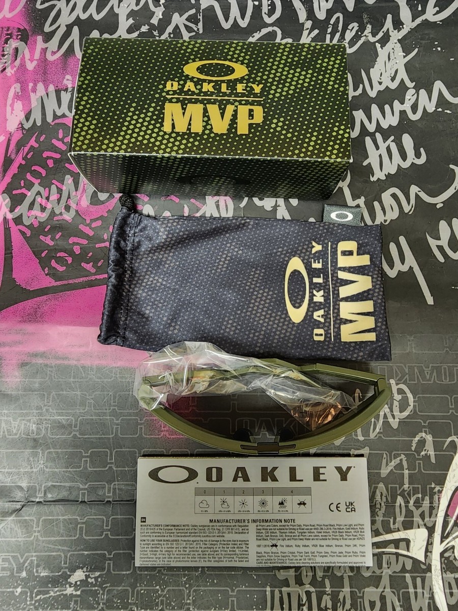 Oakley MVP CMDN Matte Moss Green 24K Iridium RARE | eBay