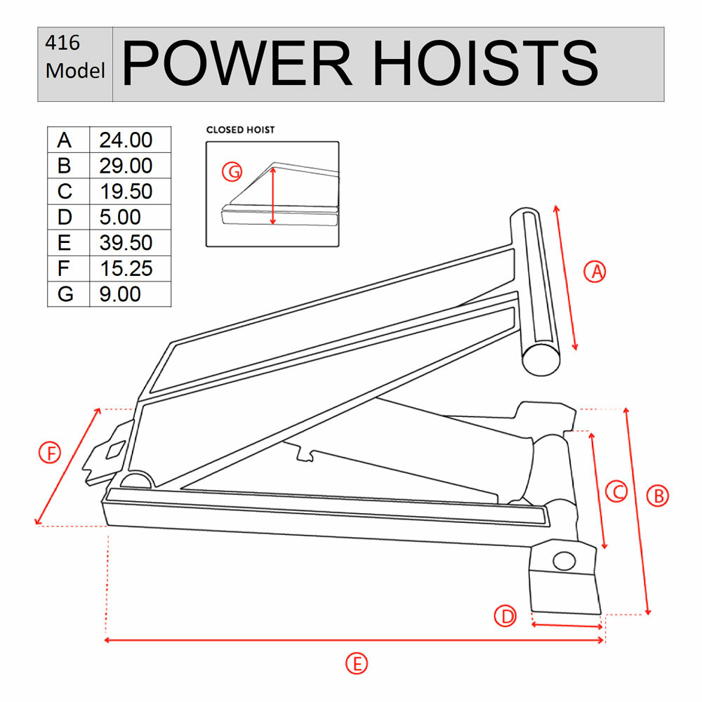 6 Ton Hydraulic Scissor Hoist Kits PH416 Dump Bed Kit for Trailers