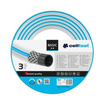 Cellfast Gartenschlauch BASIC 1'' 10m 3-lagiger Schlauch UV-beständig Allwetter