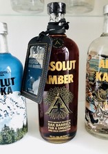 SAMMLUNGSAUFL&Ouml;SUNG !!! ABSOLUT Vodka AMBER 1000 ml + LEATHER TAG *** NEU ***