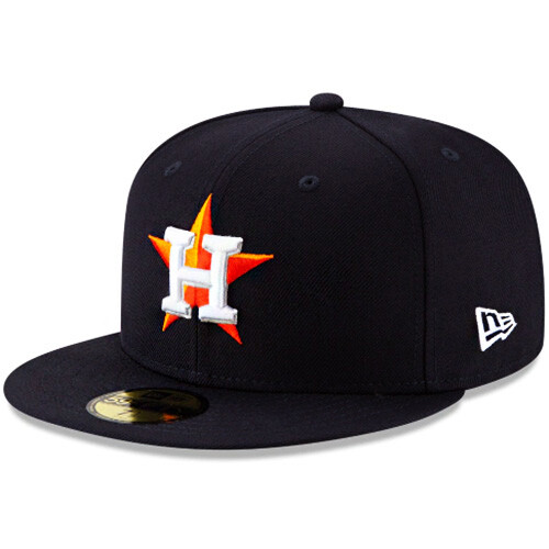 New Era Houston Astros eng anliegende Mütze MLB Authentic Game klassische Wollmütze Größe 7 5/8 - Bild 4 von 7