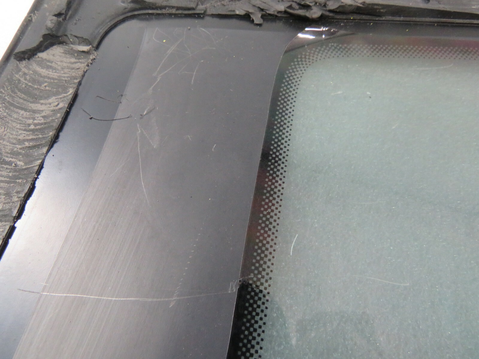 Ferrari FF, RH, Right, Rear Quarter Glass, Scratched, Used, P/N 84342400