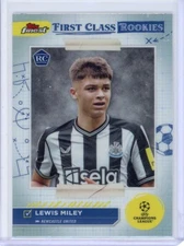2023-24 Topps Finest UEFA Club Competitions Lewis Miley First Class Rookies!!