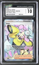 Iono 254/193 - Pokémon Paldea Evolved CGC 10 Gem Mint on eBay