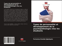 Purissima Emelda Egbekpalu | Types De Personnalité Et DéVeloppement De La...