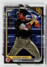 2024 Bowman J.D. Gonzalez Prospects San Diego Padres