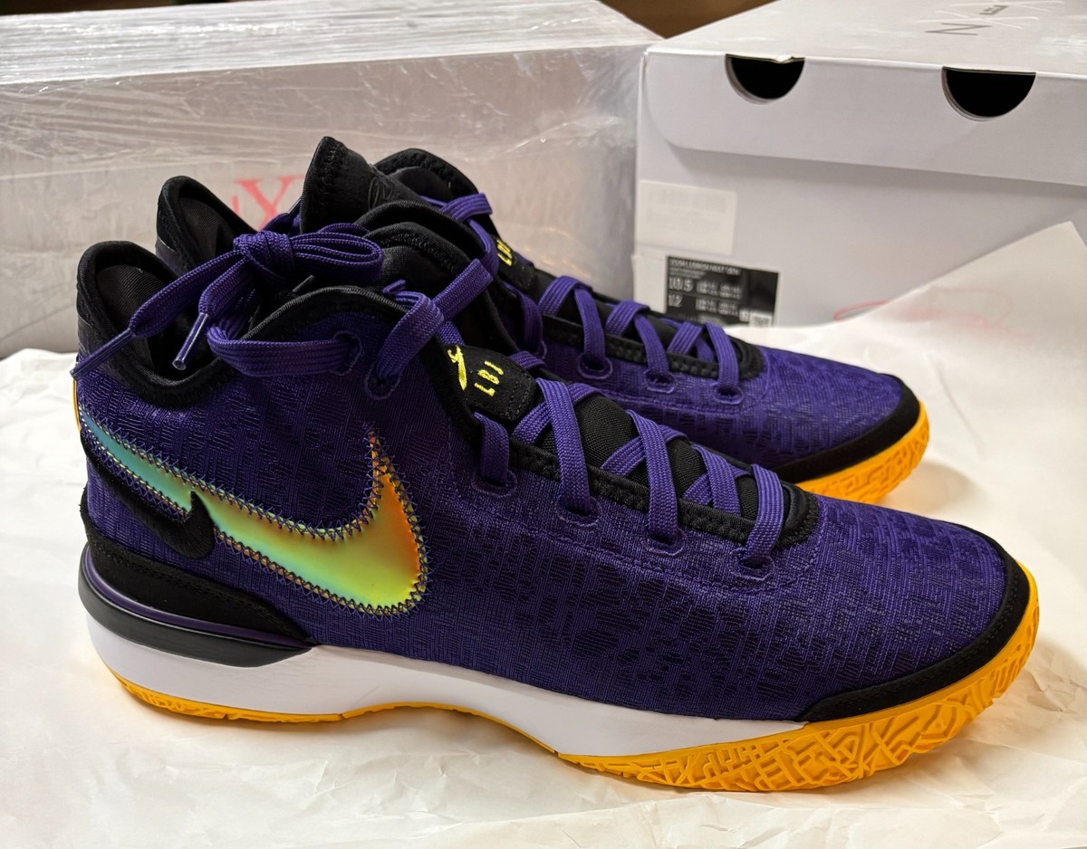 Size 10.5 - Nike Zoom LeBron NXXT Gen Lakers for sale online