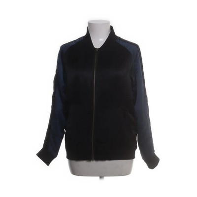 Ragdoll, Bomberjacke, Damen, Größe: S, Blau/Schwarz, Polyester/Seide, Satin #FBx