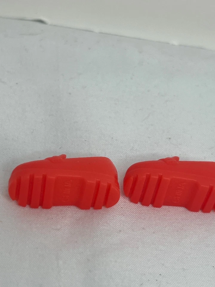 Кукольные туфли Barbie от Mattel ~ винтажные повседневные туфли КРАСНЫЕ ЛОФЕРЫ ПЕННИ 90-е - Изображение 4 из 4