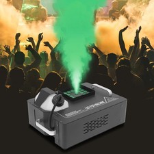 Smoke Fog Machine RGB 24 LED Light DMX DJ Party Vertical Spray Fog Stage Light