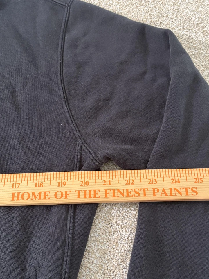 Sudadera con capucha Nike Sportswear Club polar para hombre pequeña negra cremallera completa Swoosh Foto 4 de 4