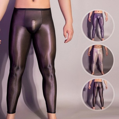 Modische ultradünne Leggings durchsichtig lange Hose für Männer transparente