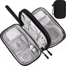 Electronics Accessories Organizer Bag, Portable Tech Gear Phone Accessories Stor