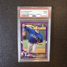 2018 Bowman Kyle Cody 1st Bowman Paper Prospects Purple /250 PSA 9 Mint BP62