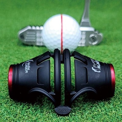 Ultimate 360-Degree Golf Ball Alignment Tool with 3 Markers for Perfect Putting
