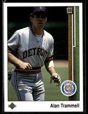 1989 Upper Deck #290 Alan Trammell Baseball Card 3202P