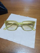 GENTLE MONSTER MONDO Sunglasses Yellow Frame Authentic Full Set New