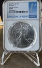 2024 (P) Silver Eagle MS70 Star Privy First Day of Issue NGC - SPOTTED