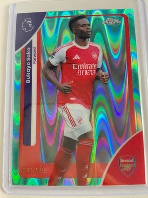 BUKAYO SAKA #13 BLUE RAYWAVE /199,      READ ABOUT ALL 36 CARDS YOU GET!!!