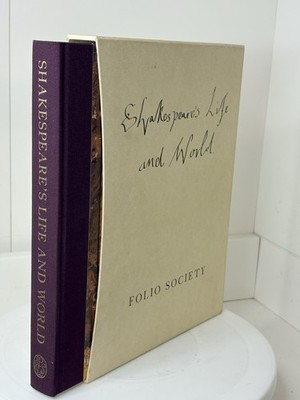 FOLIO SOCIETY SHAKESPEARE'S LIFE AND WORLD 1ST 2004 Unread as Near Mint Conditio